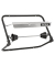 Wischtuchspender, Wandhalter, Metall, schwarz