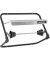 Wischtuchspender, Wandhalter, Metall, schwarz