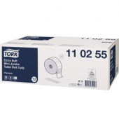Toilettenpapier Mini Jumbo Premium 110255, 3-lagig, wei&szlig;, 600 Blatt / Rolle,