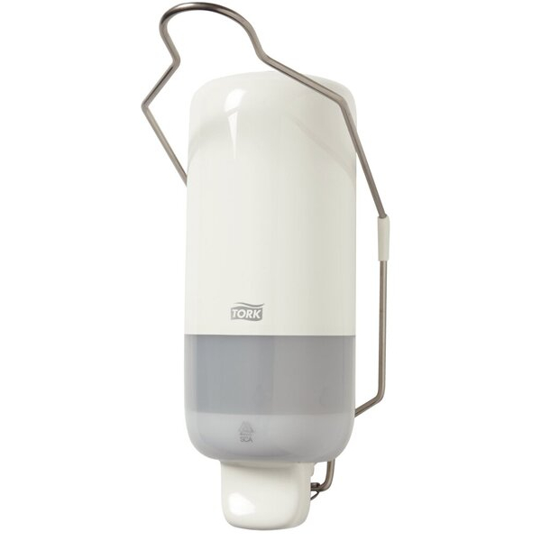 7322540356212 - Spender mit Armhebel für Flüssigseife weiß Kunststoff 7322540356212 560100 7322540356212 - Spender mit Armhebel für Flüssigseife weiß Kunststoff 7322540356212 560100