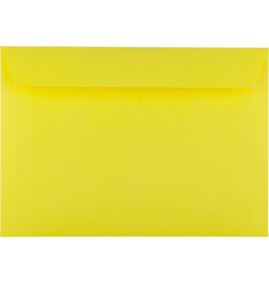 Designbriefumschlag 24095.72, C4, haftklebend, 120g, intensivgelb