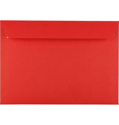 Briefumschlag C4 HK 120g intensiv-rot 324x229mm