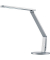 LED-Schreibtischlampe Vario Plus, silber, mit Standfuß, dimmbar