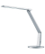 LED-Schreibtischlampe Vario Plus, silber, mit Standfuß, dimmbar