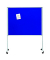 Moderationstafel Mobil XL 7-210600, 120x150cm, Filz + Whiteboard (beidseitig), pinnbar, beschreibbar, magnetisch, mit Rollen, bl