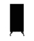 mobile Glas-Magnettafel 90,0 x 175,0 cm schwarz