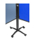 Moderationswand 7-204210 120x150cm Filz blaugrau