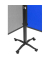 Moderationswand 7-204410 120x150cm Filz marineblau