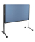 Moderationswand PREMIUM PLUS, Filz, 120 x 150 cm, blaugrau