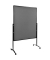 Moderationswand PREMIUM PLUS, Filz, 120 x 150 cm, grau
