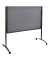 Moderationswand PREMIUM PLUS, Filz, 120 x 150 cm, grau