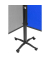 Moderationswand PREMIUM PLUS, Filz, 120 x 150 cm, grau