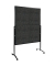 Moderationswand PREMIUM PLUS, Filz, 120 x 150 cm, anthrazit