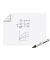Magic-Chart XL Whiteboard Folie  90 x 120 cm weiß  