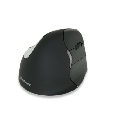 Vertikalmaus Evoluent4, bluetooth, für Rechtshänder, schwarz, 6 Tasten,