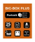Schubladenbox Big-Box Plus 309914D schwarz/bunt 5 Schubladen geschlossen