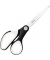 Schere WOW, ergonomischer Griff, ABS, schwarz, L: 20,5 cm