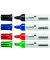 Boardmarker-Set TZ150, 7-115094, Etui, rot, blau, gr&uuml;n, schwarz, 2-7mm Keilspitze