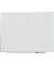 Raster-Whiteboard Professional 120 x 90cm emailliert Aluminiumrahmen Raster 10x10mm
