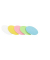 Moderationskarten 7-254199, Ø 11x19cm, oval, 115g, farbig sortiert 
