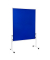 Moderationstafel Star 7-206100, 120x150cm, Filz + Filz (beidseitig), pinnbar, blau + blau