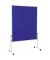Moderationstafel Star 7-206100, 120x150cm, Filz + Filz (beidseitig), pinnbar, blau + blau