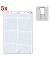 Flipchartpapier 7-156500 98x65cm 20Bl. kariert