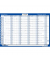 Plakatkalender 7-420021-25, 12 Monate / 1 Seite, 90x60cm, 2025
