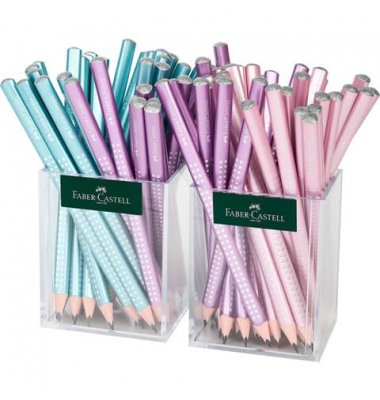 Bleistift-Set Jumbo Sparkle Bleistift, 111672, 24x rose/24x violett/24x blue, k.A., B