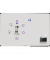 Whiteboard Unite, 7-108143, 90x60cm, lackiert, Aluminiumrahmen
