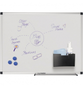 Whiteboard Unite Plus, 7-108235, 60x45cm, emailliert, Aluminiumrahmen