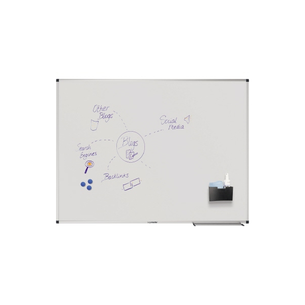 8713797105200 - Whiteboard UNITE PLUS magnetisch Markerablage B 1200 x T 126 x H 900 mm emaillierter Keramikstahl weiß