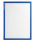Magnetische Dokumenthalter DIN A4 blau 5St.