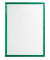 Magnetische Dokumenthalter DIN A4 grün 5St.