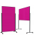 Desi.-Moderationstafel VarioPin, Pink Im Hoch + Querformat nutzbar