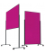 Desi.-Moderationstafel VarioPin, Pink Im Hoch + Querformat nutzbar