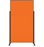 Des.-Moderationstafel VarioPin,orange Im Hoch + Querformat nutzbar