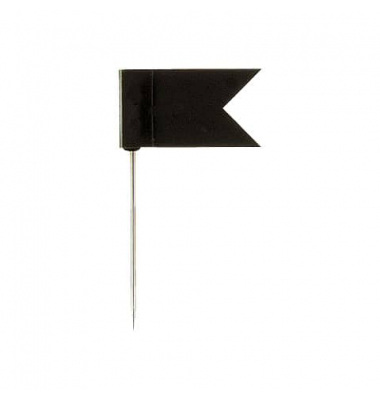 Markierfähnchen/711 schwarz Inh.20