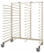 Trockenwagen KM152979, 860x1520x1960mm (BxLxH), bis 300kg belastbar, 4 Lenkrollen, 2 davon mit Bremse, weiß