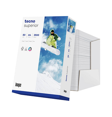 Kopierpapier Superior SpeedBox 2100011535 A4 80g hochwei&szlig;