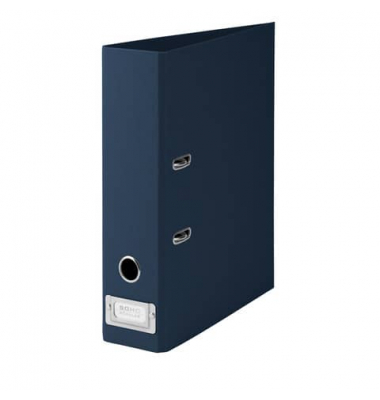 Ordner Soho 1317452908, A4 80mm breit Karton vollfarbig navy