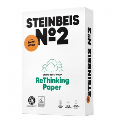 Recyclingpapier No. 2 (ehem.: Trend White) K1506666080A A4 80g weiß 80er Weiße 