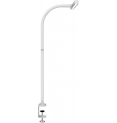 LED-Schreibtischlampe STRATA, weiß, mit Klemmfuß, dimmbar