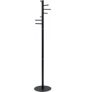 Kleiderständer Caurus 9406290 schwarz Metall 8 Haken 60,0 x 173,0 cm