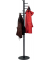 Kleiderständer Caurus 9406290 schwarz Metall 8 Haken 60,0 x 173,0 cm