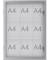 Schaukasten Excite alu 9x DIN A4