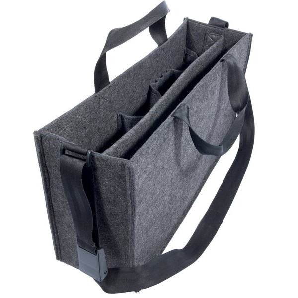4004360793660 - Schultertasche BA411 150 mm x 50 cm x 28 cm x 15 cm Dunkelgrau Griff vorhanden Ja Schultergurt vorhanden Ja