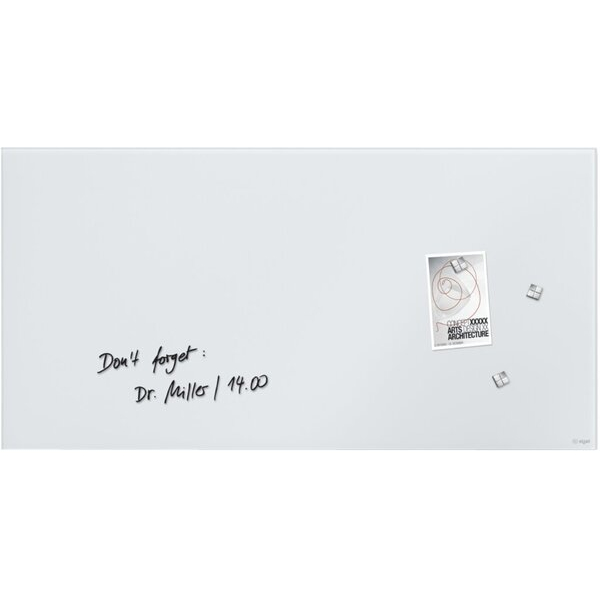 4004360794780 - GL546 Glas Magnettafel Artverum 91x46 super-weiß Magnetboard Board Tafel GL546-A - Sigel