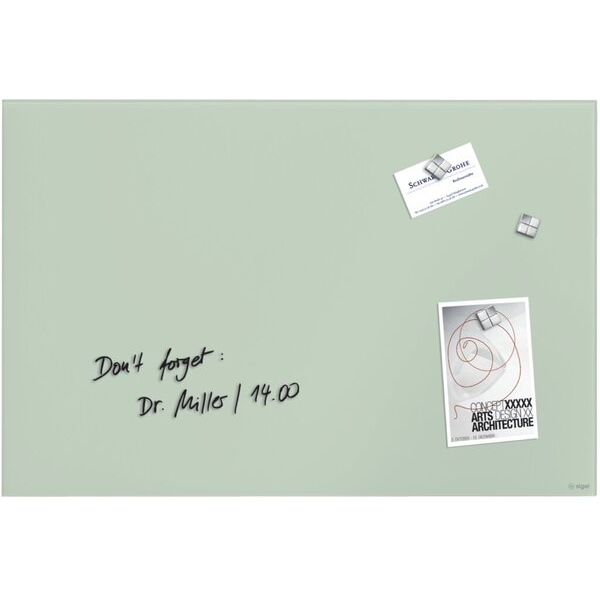 4004360794803 - GL515 Glas Magnettafel Artverum 60x40 mint Magnetboard Board Tafel Memo GL515-A - Sigel