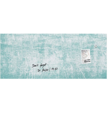 Glas-Magnetboard artverum, GL297, 130x55cm